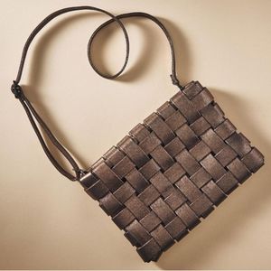 Anthropologie Lindy Woven Clutch